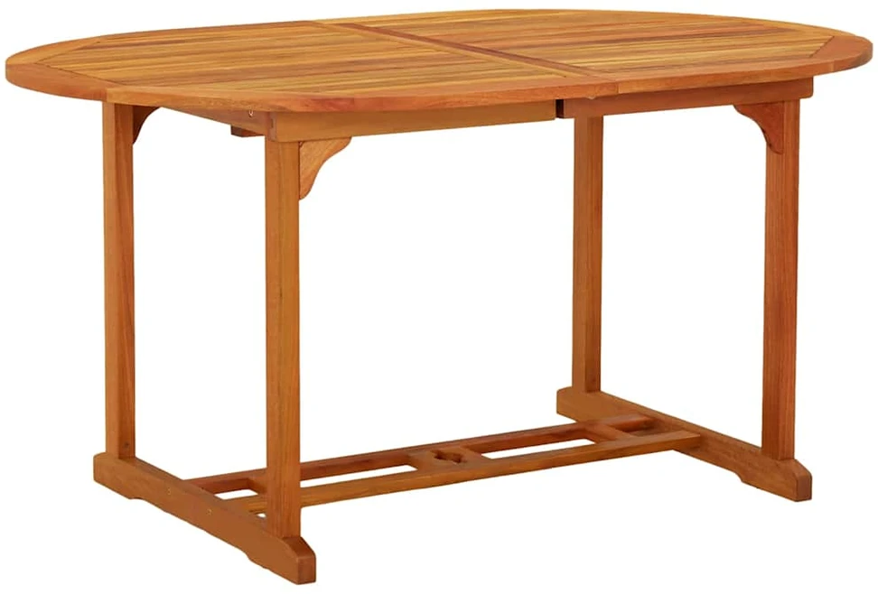 Sodo stalas, 200x100x75cm, eukalipto medienos masyvas