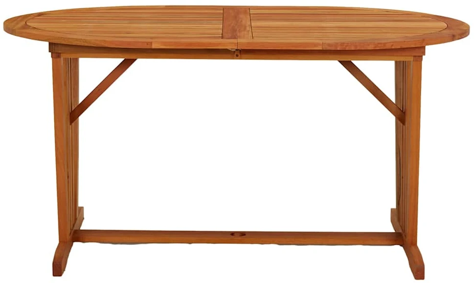 Sodo stalas, 200x100x75cm, eukalipto medienos masyvas