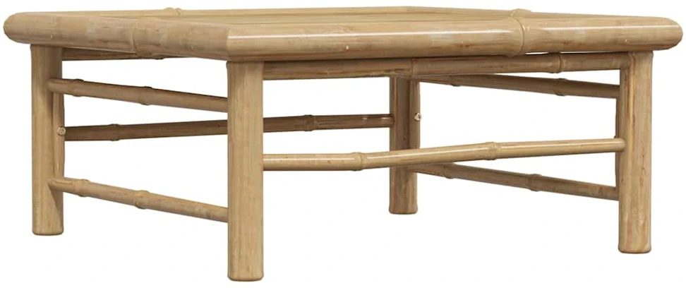 Sodo stalas, 65x65x30cm, bambukas
