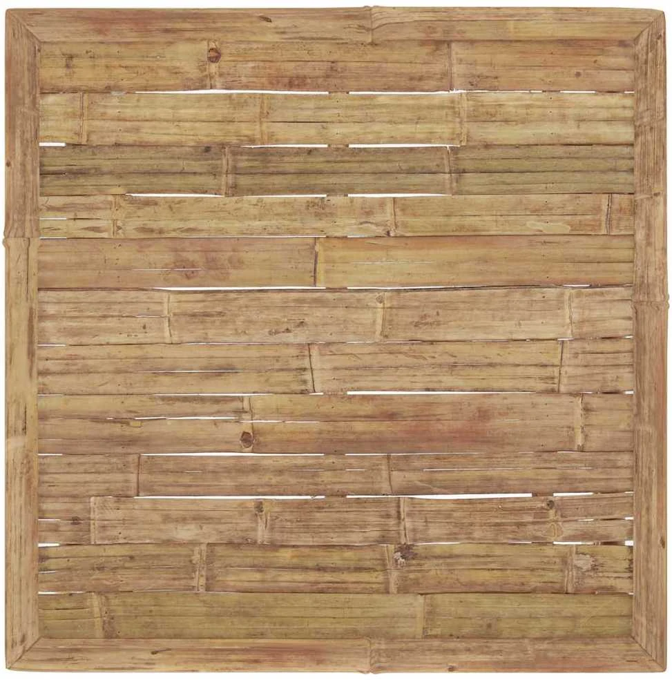 Sodo stalas, 65x65x30cm, bambukas