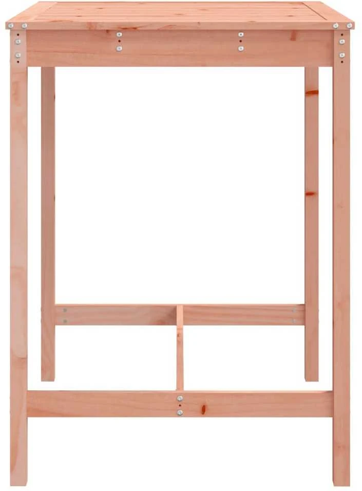 Sodo stalas, 82,5x82,5x110cm, duoglas eglės medienos masyvas