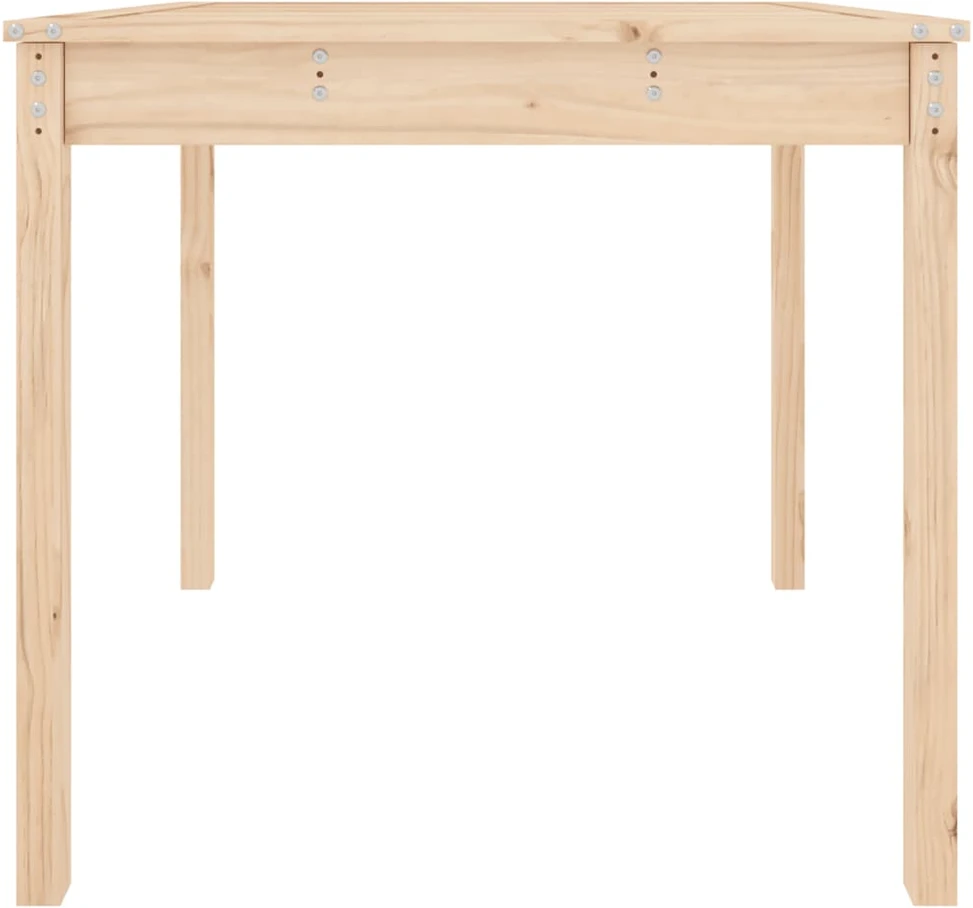 Sodo stalas, 82,5x82,5x76cm, pušies medienos masyvas