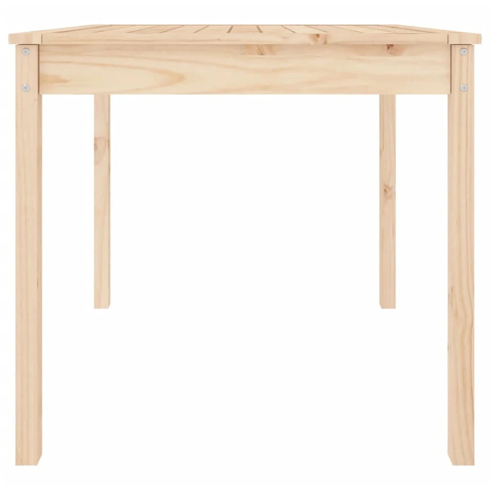 Sodo stalas, 82,5x82,5x76cm, pušies medienos masyvas