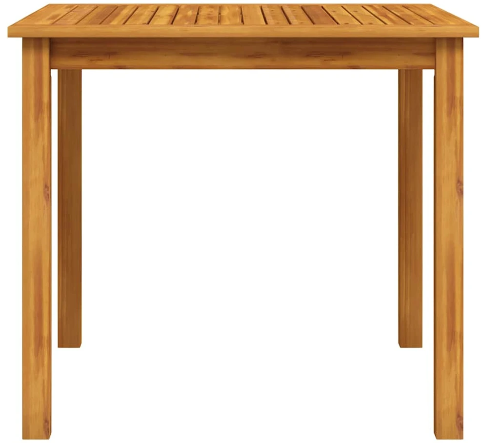 Sodo stalas, 85x85x74cm, akacijos medienos masyvas