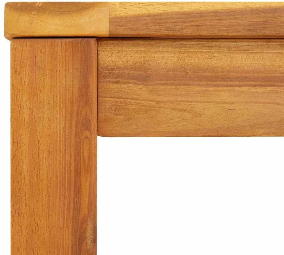 Sodo stalas, 85x85x74cm, akacijos medienos masyvas