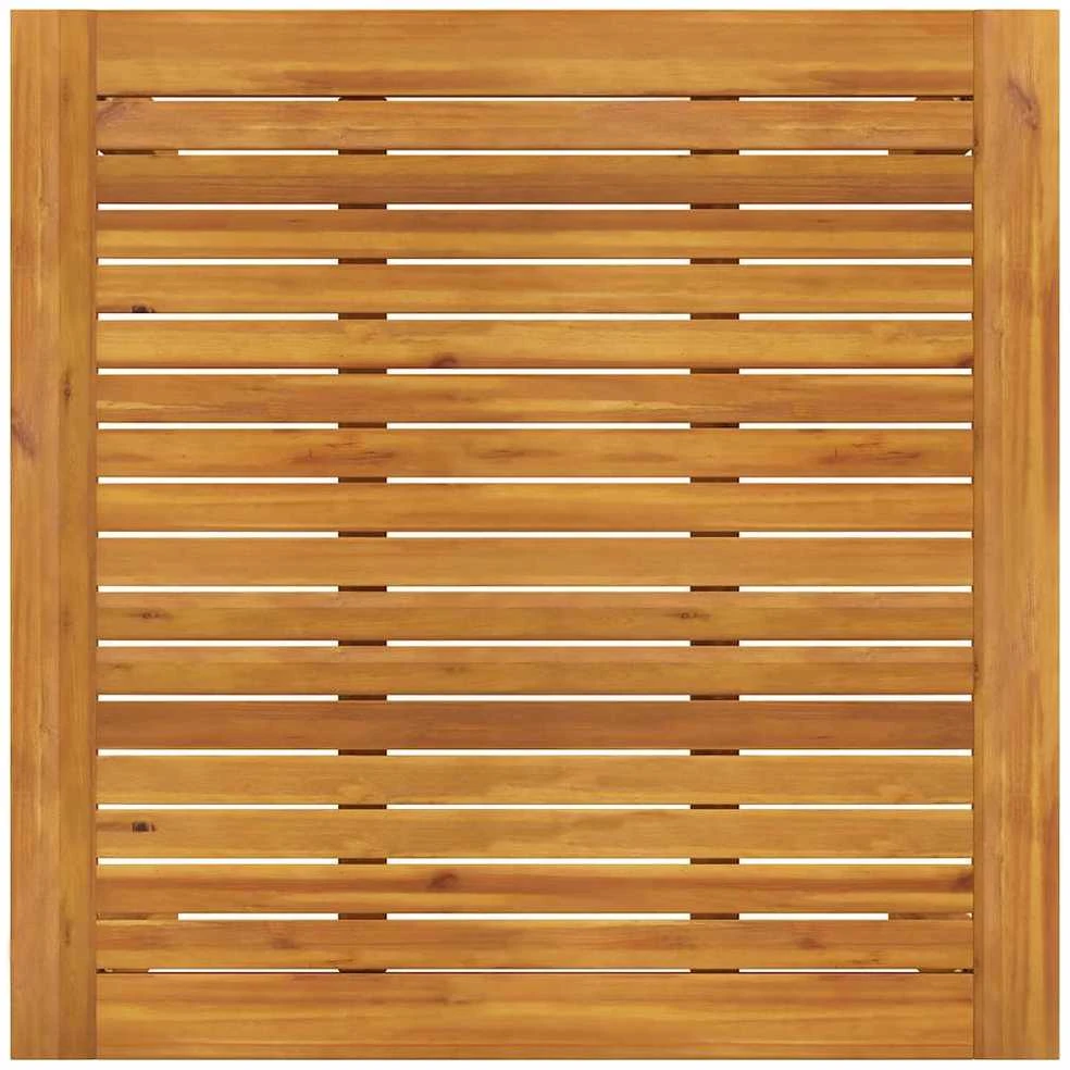 Sodo stalas, 85x85x74cm, akacijos medienos masyvas