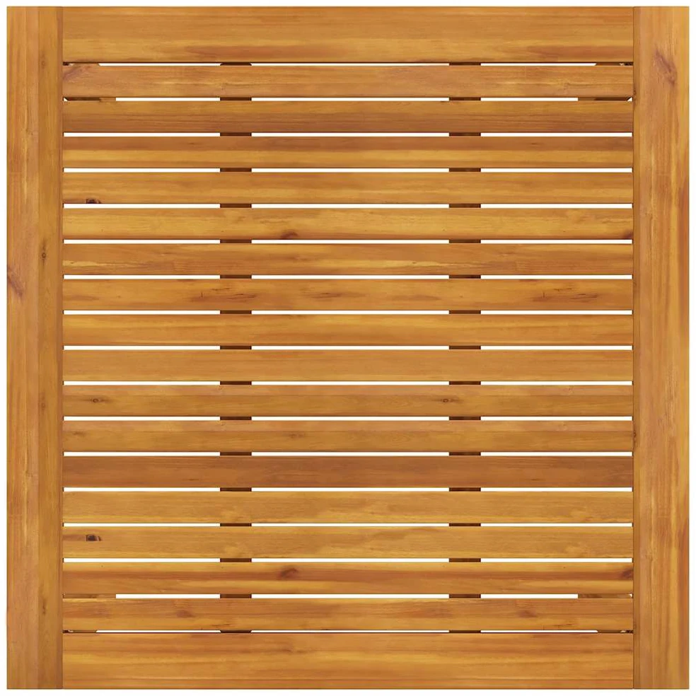 Sodo stalas, 85x85x74cm, akacijos medienos masyvas
