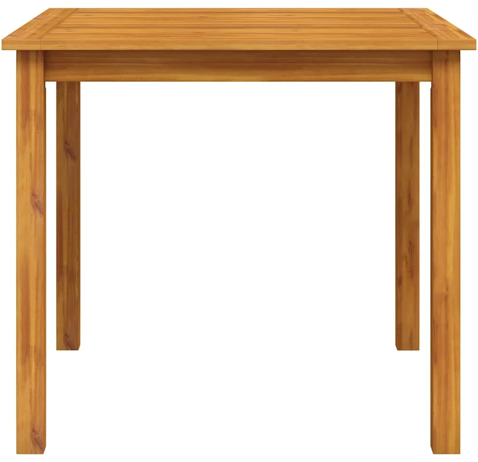 Sodo stalas, 85x85x74cm, akacijos medienos masyvas
