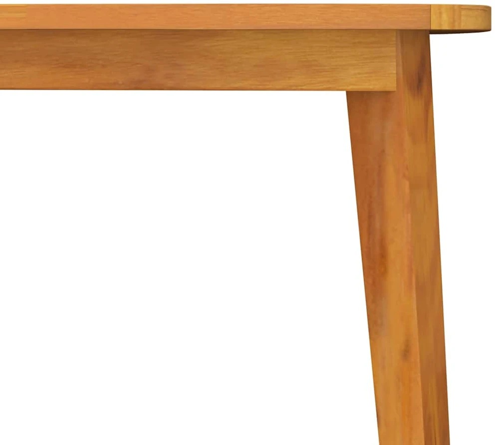 Sodo stalas, 85x85x75cm, akacijos medienos masyvas
