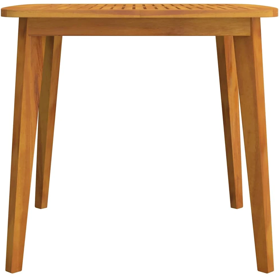 Sodo stalas, 85x85x75cm, akacijos medienos masyvas