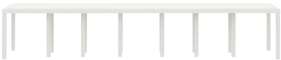 Sodo stalas Balta 400 x 100 x 73 cm poliratanas