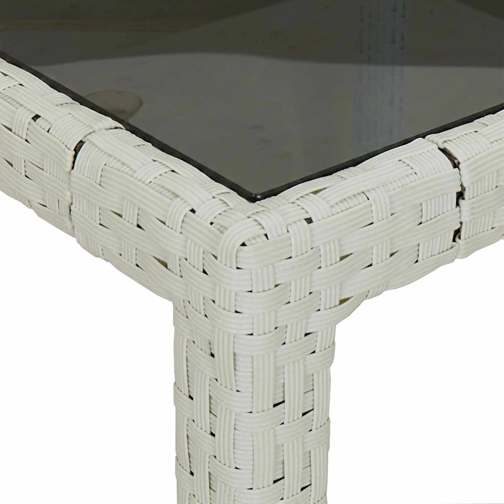 Sodo stalas Balta 90 x 90 x 75 cm poliratanas