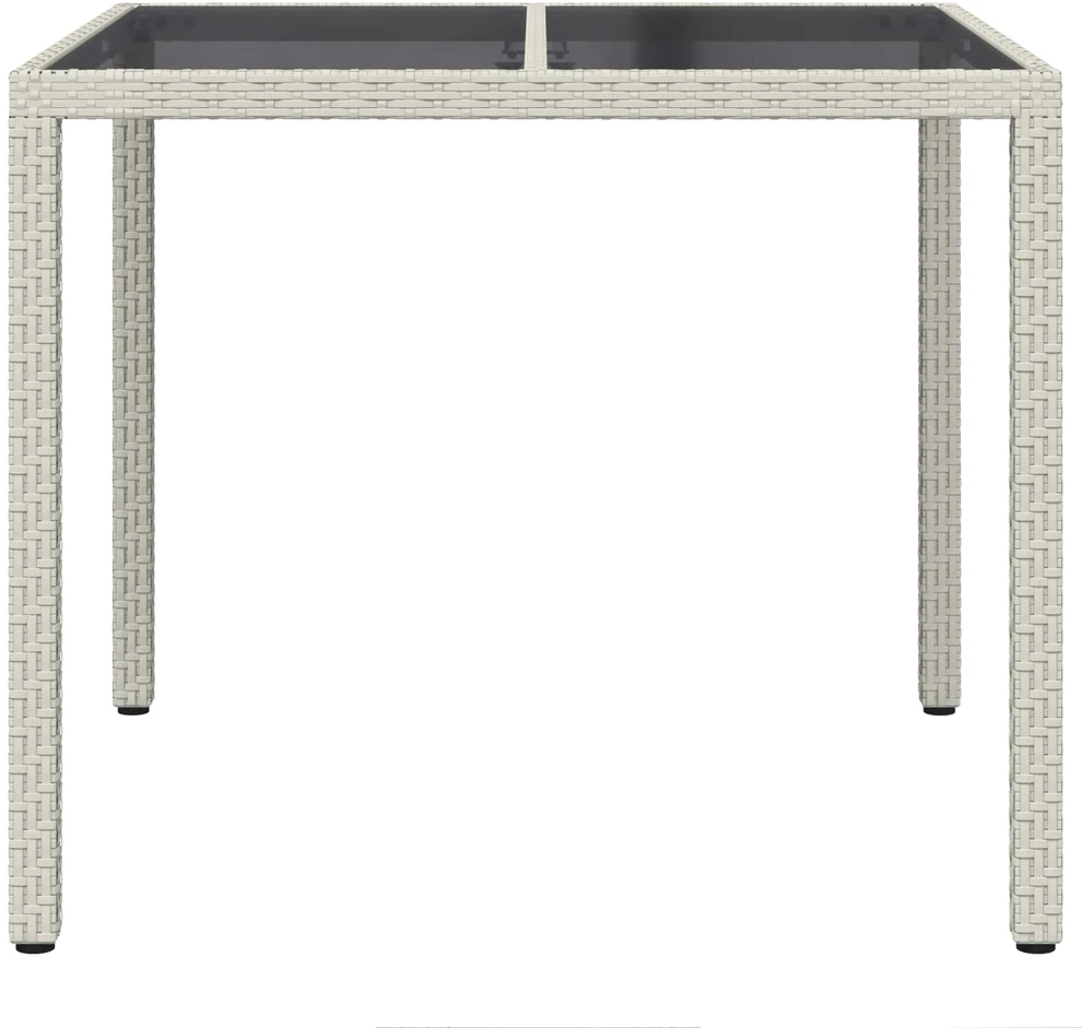 Sodo stalas Balta 90 x 90 x 75 cm poliratanas