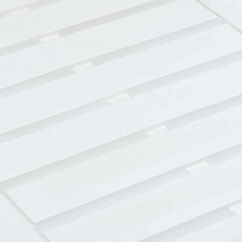 Sodo stalas, baltos spalvos, 78x55x38cm, plastikas