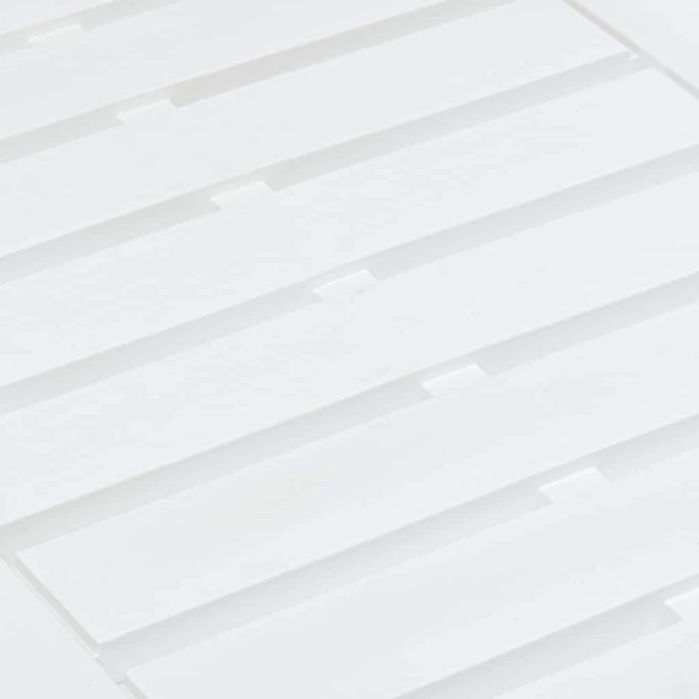 Sodo stalas, baltos spalvos, 78x55x38cm, plastikas