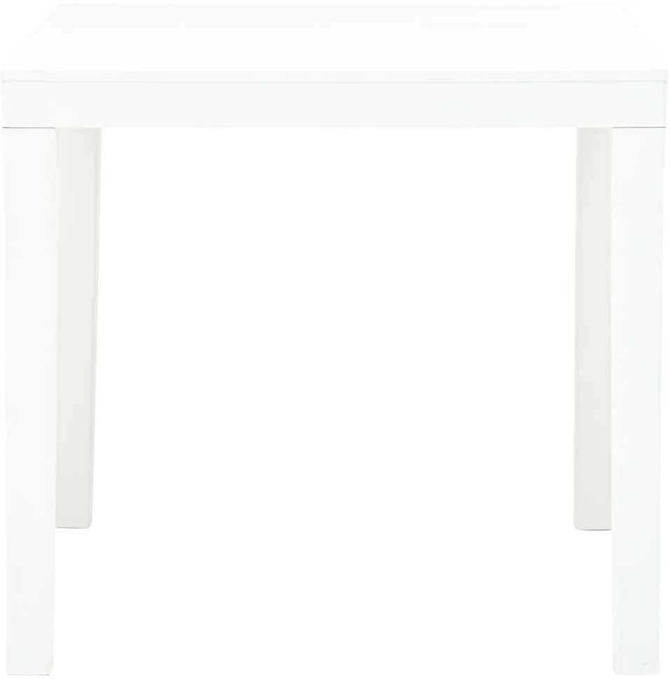 Sodo stalas, baltos spalvos, 78x78x72cm, plastikas