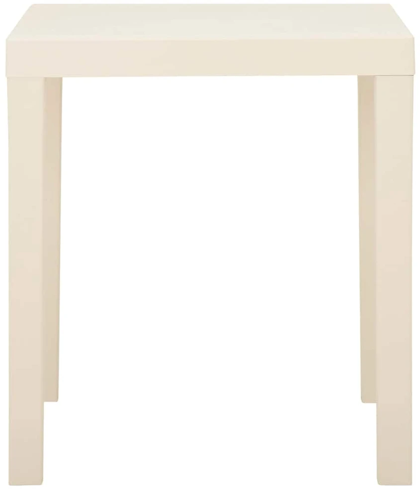 Sodo stalas, baltos spalvos, 79x65x72cm, plastikas