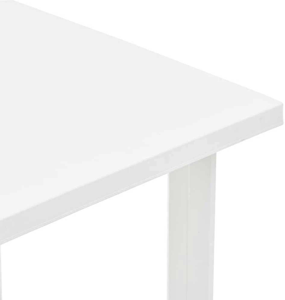 Sodo stalas, baltos spalvos, 80x75x72cm, plastikas