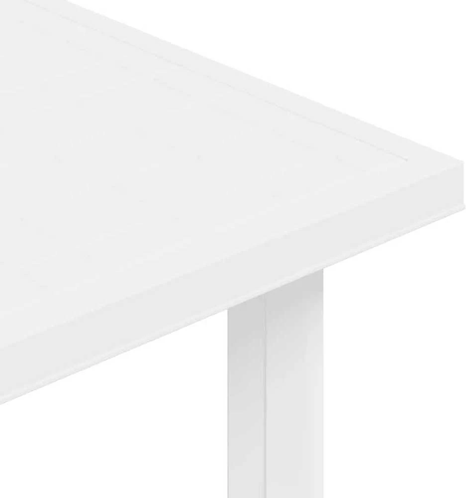 Sodo stalas, baltos spalvos, 80x75x72cm, plastikas