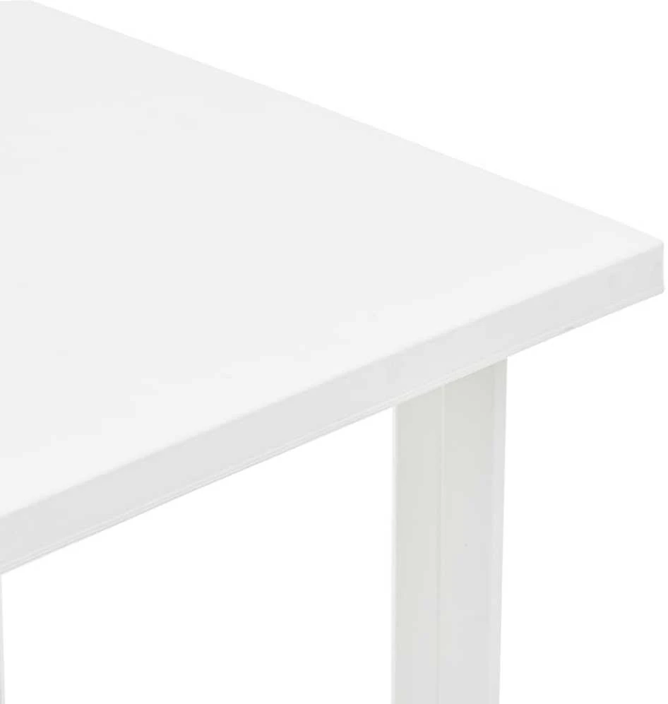 Sodo stalas, baltos spalvos, 80x75x72cm, plastikas