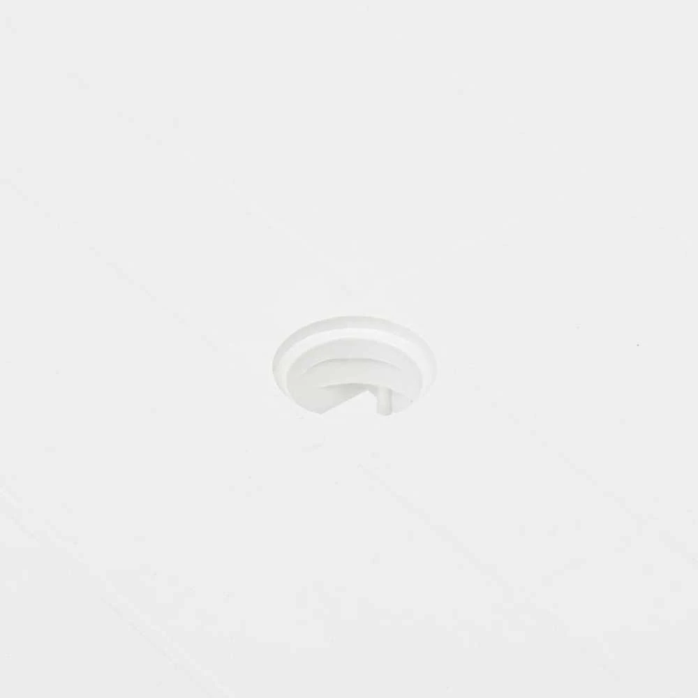 Sodo stalas, baltos spalvos, 80x75x72cm, plastikas