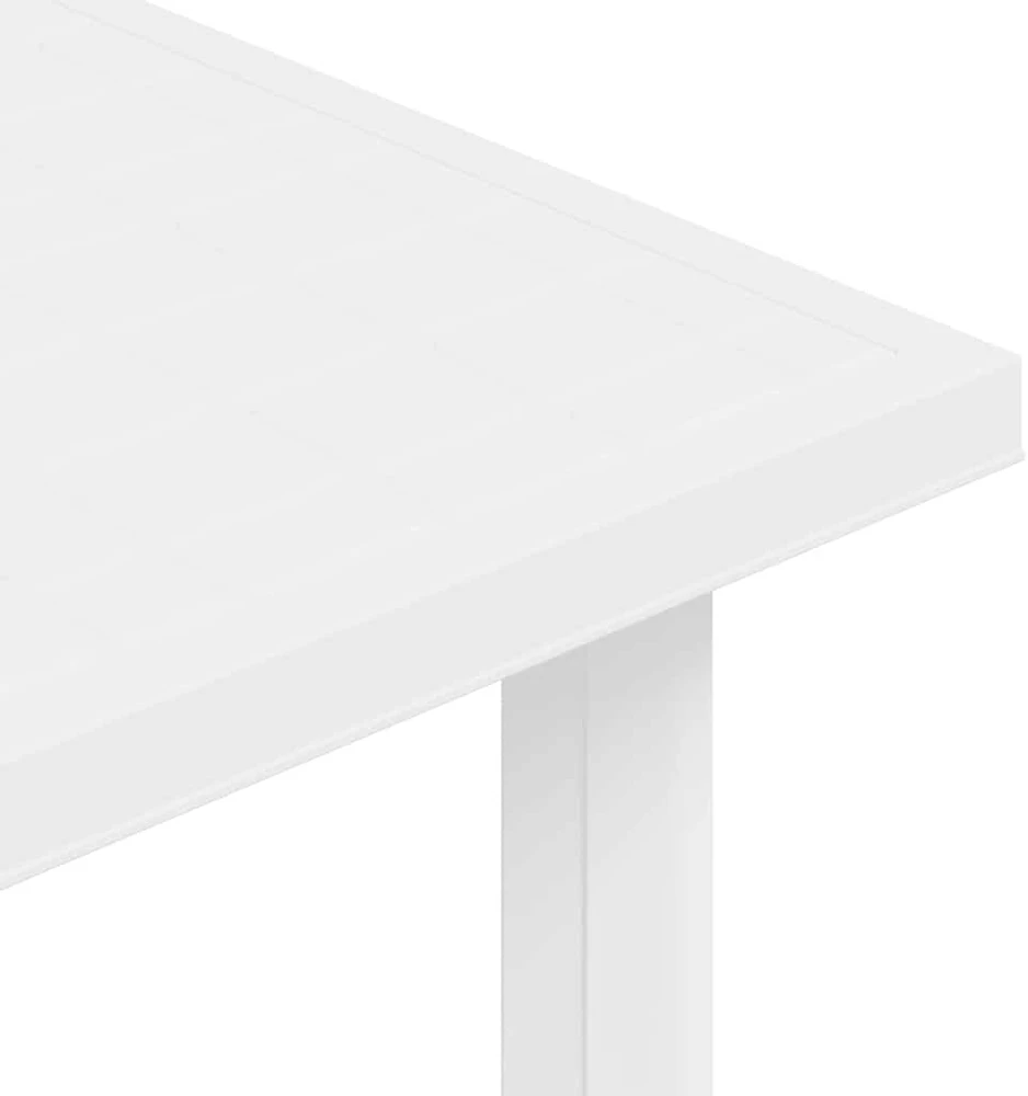 Sodo stalas, baltos spalvos, 80x75x72cm, plastikas
