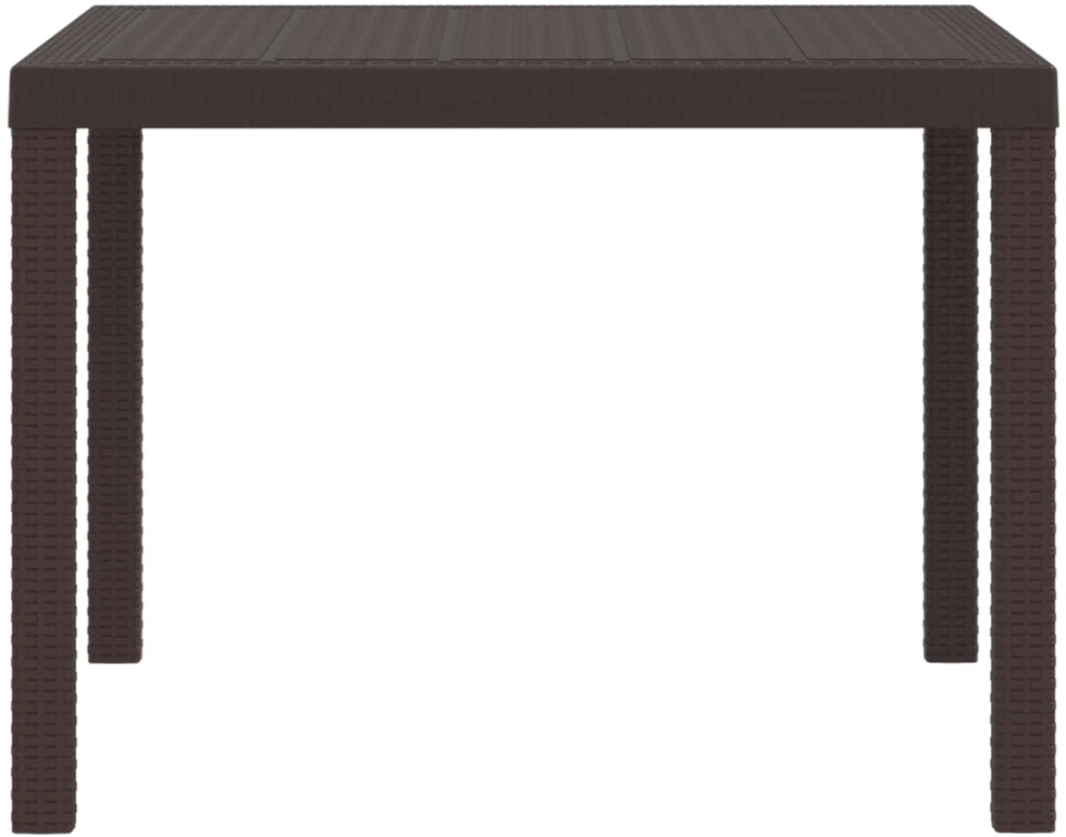 Sodo stalas Ruda 100 x 100 x 73 cm poliratanas