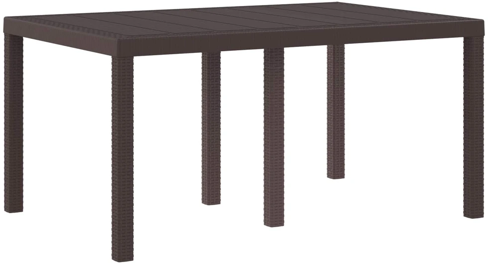 Sodo stalas Ruda 150 x 100 x 73 cm poliratanas
