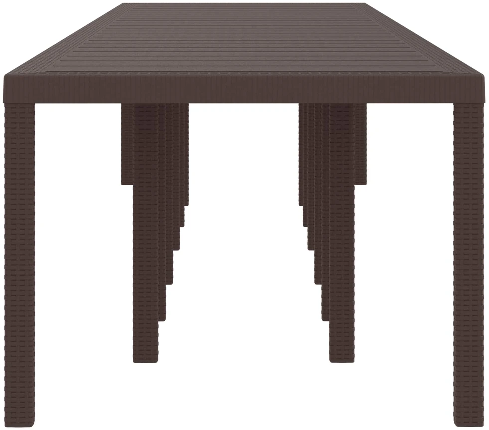 Sodo stalas Ruda 400 x 100 x 73 cm poliratanas