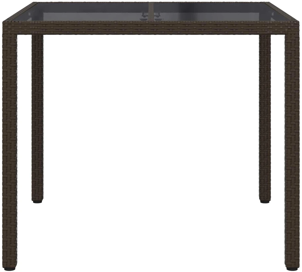 Sodo stalas Ruda 90 x 90 x 75 cm poliratanas