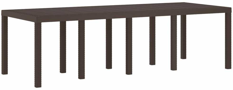Sodo stalas Ruda 250 x 100 x 73 cm poliratanas