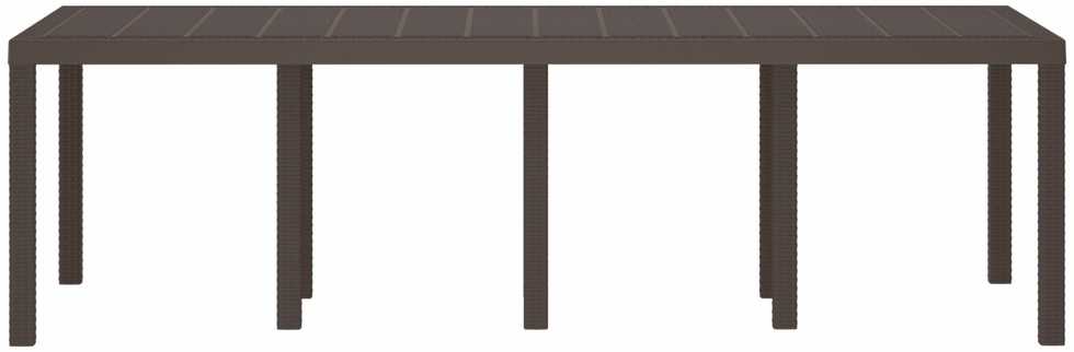 Sodo stalas Ruda 250 x 100 x 73 cm poliratanas