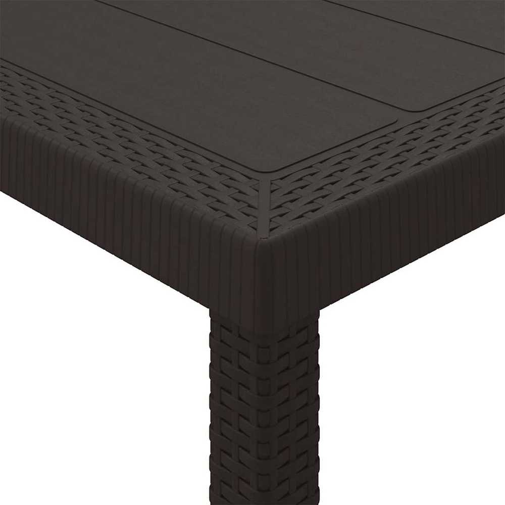 Sodo stalas Ruda 400 x 100 x 73 cm poliratanas