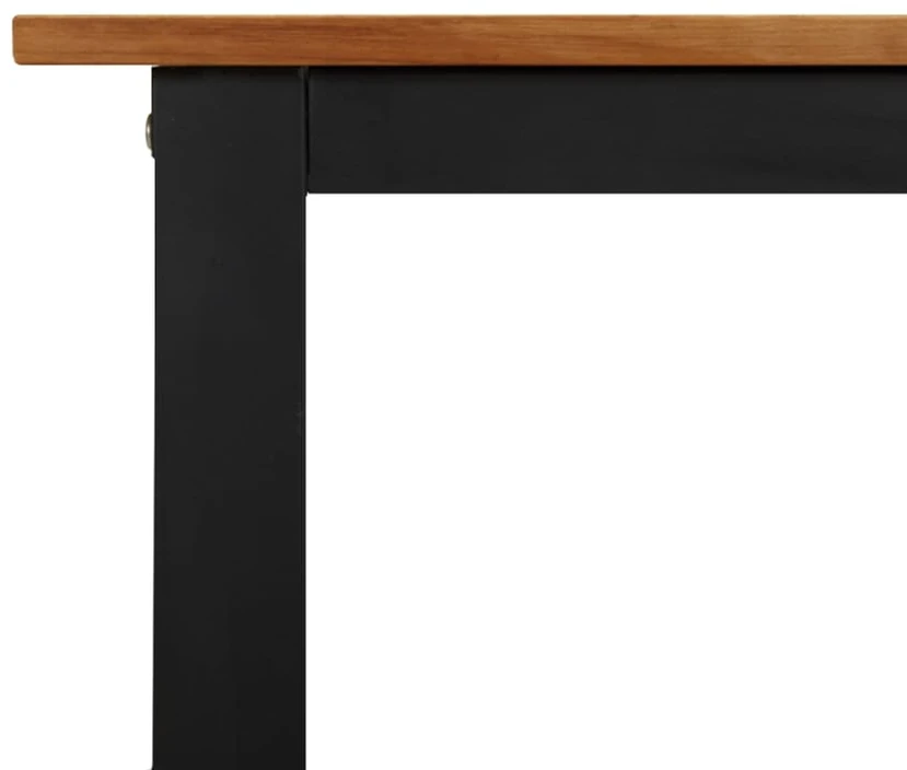 Sodo stalas su U formos kojomis, 180x90x75cm, akacijos masyvas