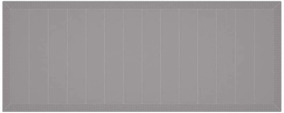 Sodo stalas Šviesiai pilka 250 x 100 x 73 cm poliratanas