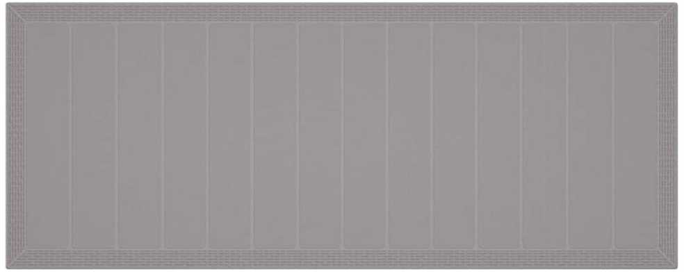 Sodo stalas Šviesiai pilka 250 x 100 x 73 cm poliratanas