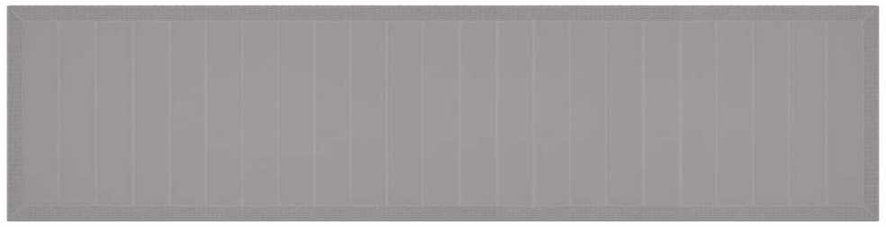 Sodo stalas Šviesiai pilka 400 x 100 x 73 cm poliratanas