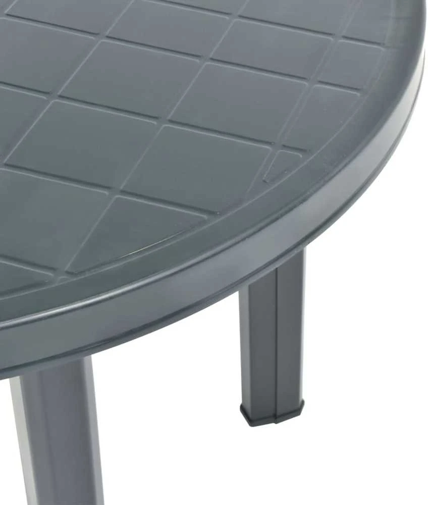Sodo stalas, žalios spalvos, 89cm, plastikas