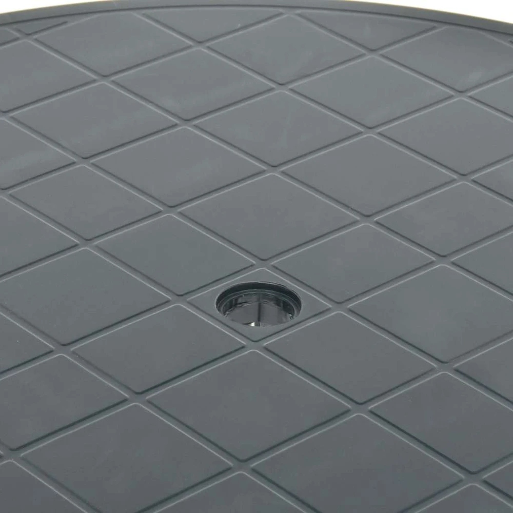 Sodo stalas, žalios spalvos, 89cm, plastikas