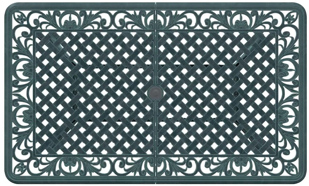 Sodo stalas Žalia 150 x 90 x 72 cm Aliuminis