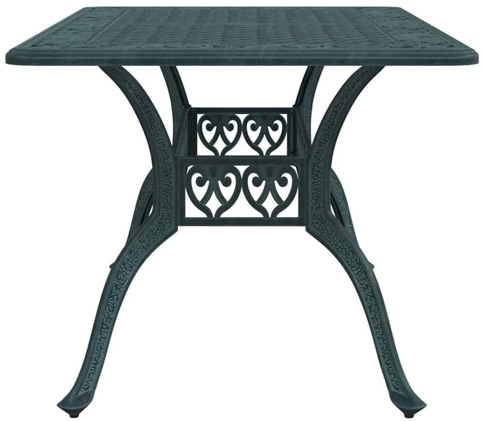 Sodo stalas Žalia 150 x 90 x 72 cm Aliuminis