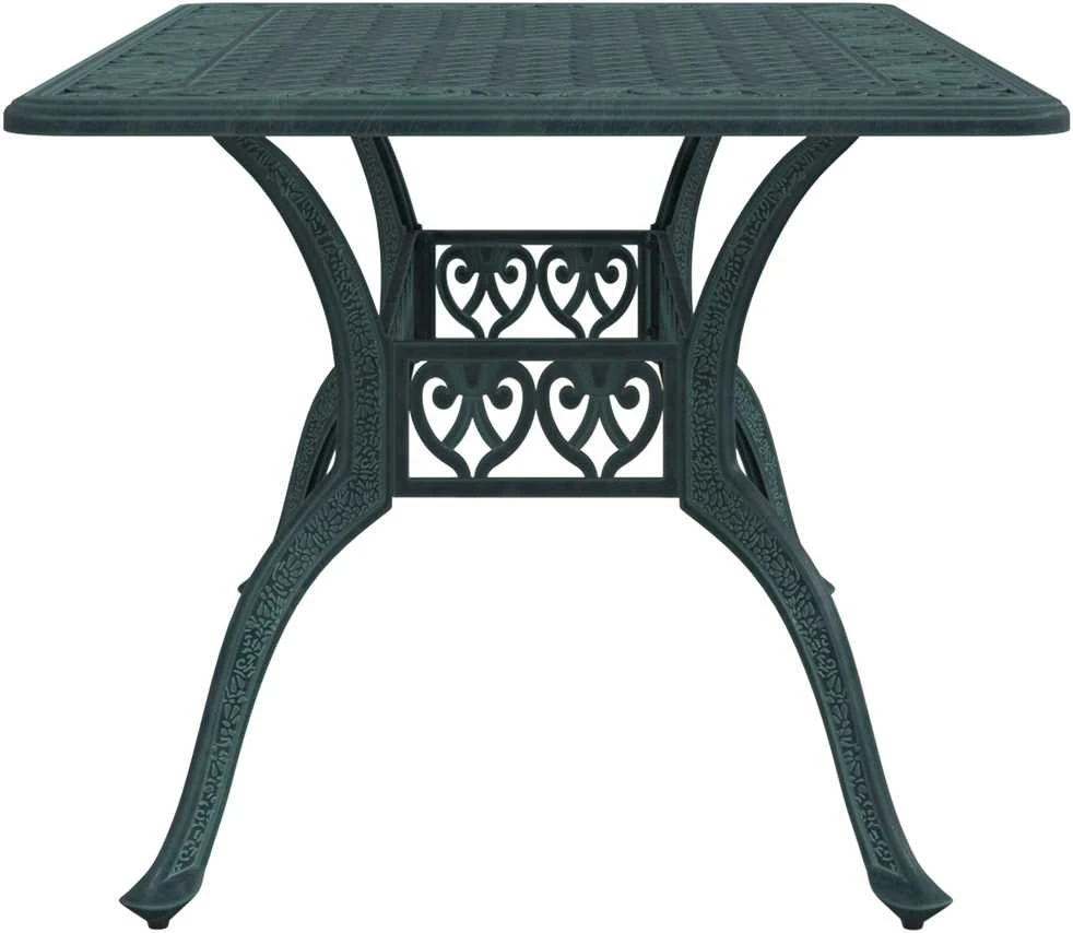 Sodo stalas Žalia 150 x 90 x 72 cm Aliuminis