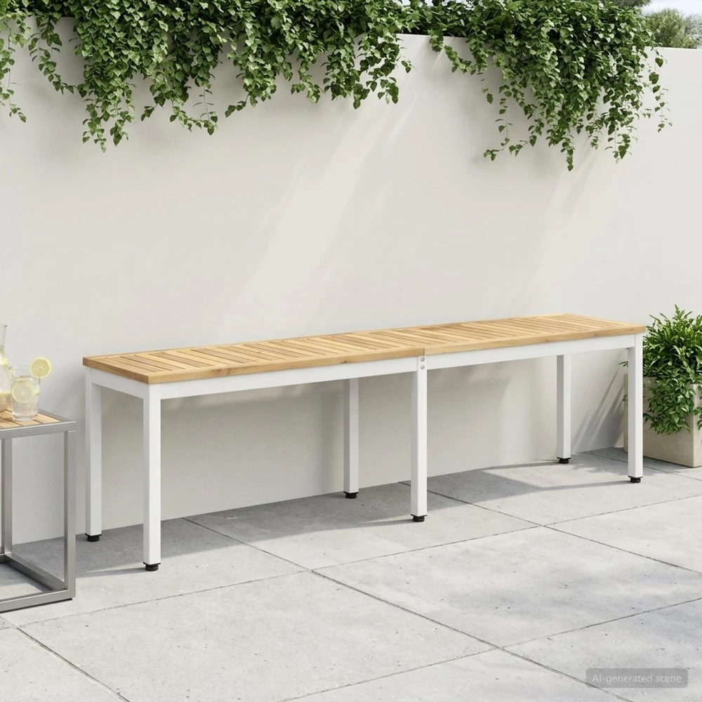 Sodo suolas 161 x 35 x 45 cm Kietos akacijos mediena
