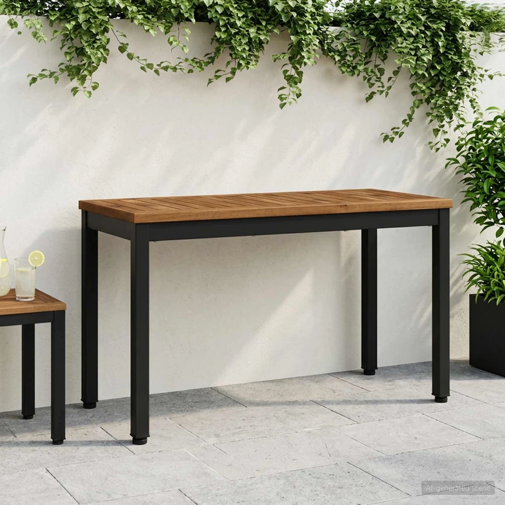Sodo suolas 80,5 x 35 x 45 cm Kietos akacijos mediena