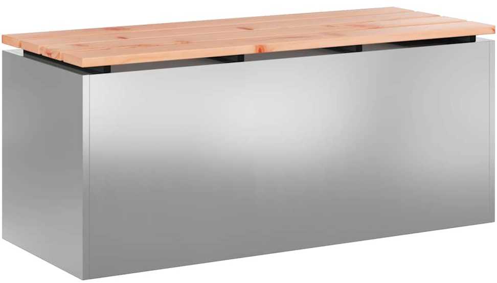 Sodo suolas Sidabro 100 x 40 x 43 cm Galvanizuotas plienas