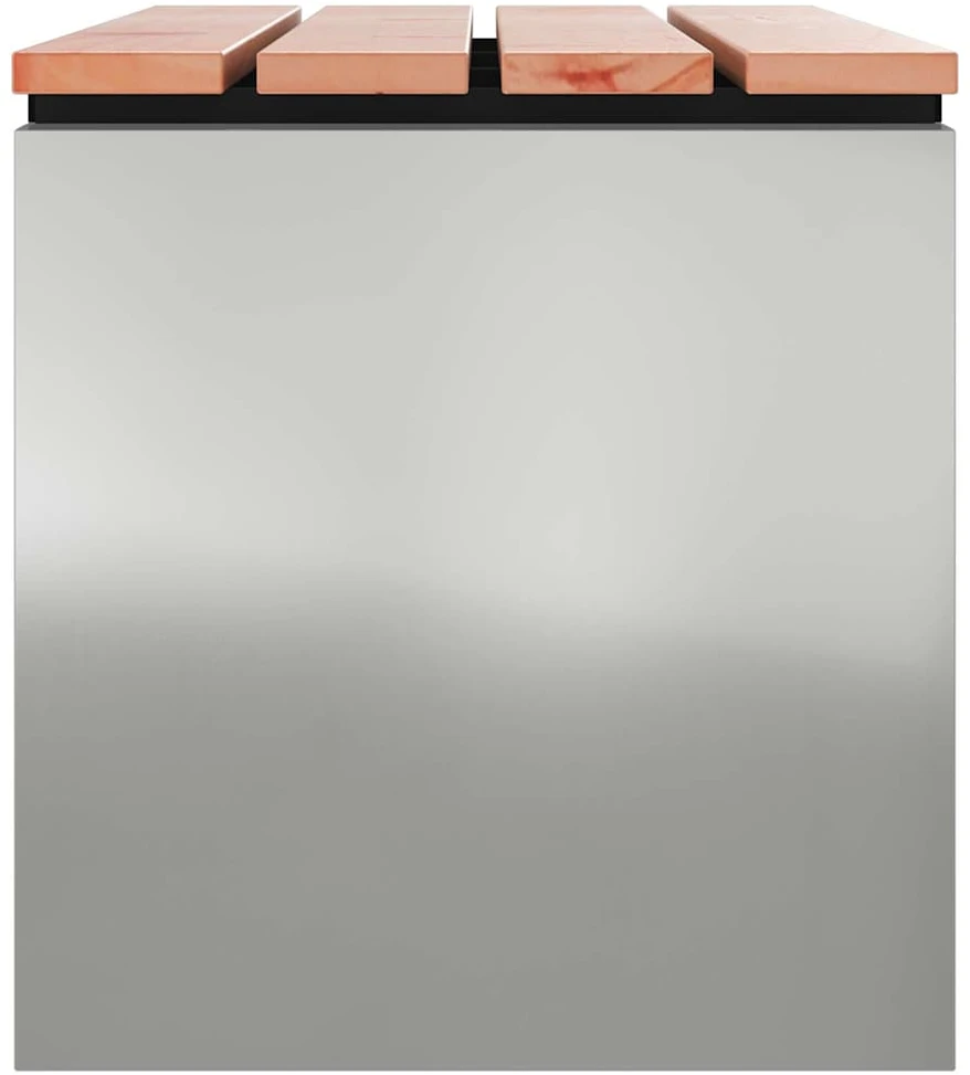 Sodo suolas Sidabro 100 x 40 x 43 cm Galvanizuotas plienas
