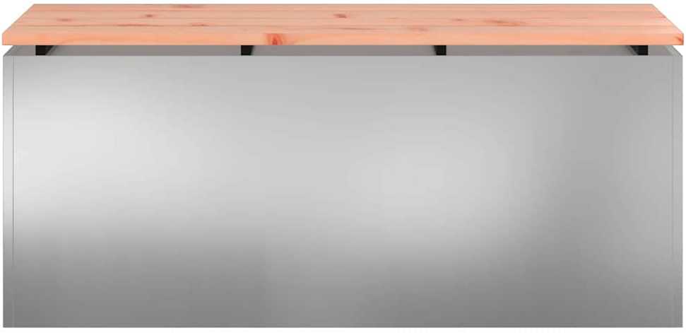 Sodo suolas Sidabro 100 x 40 x 43 cm Galvanizuotas plienas