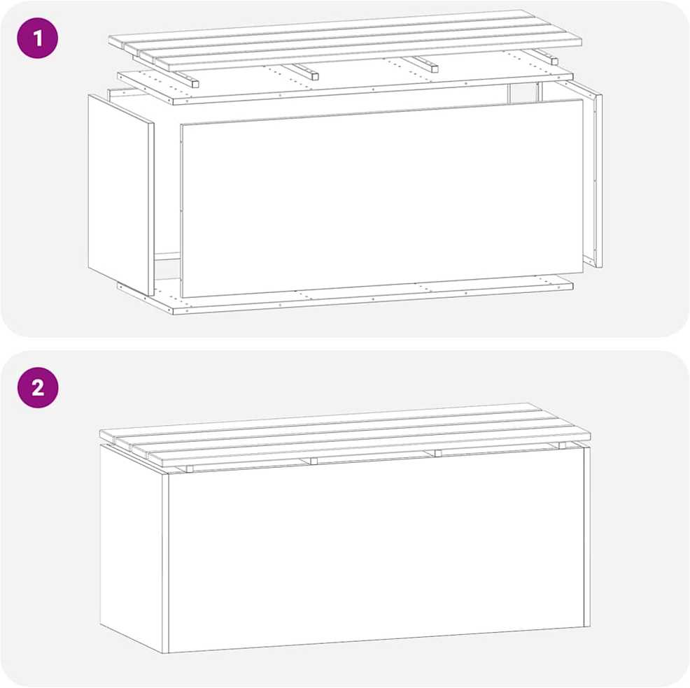 Sodo suolas Sidabro 100 x 40 x 43 cm Galvanizuotas plienas