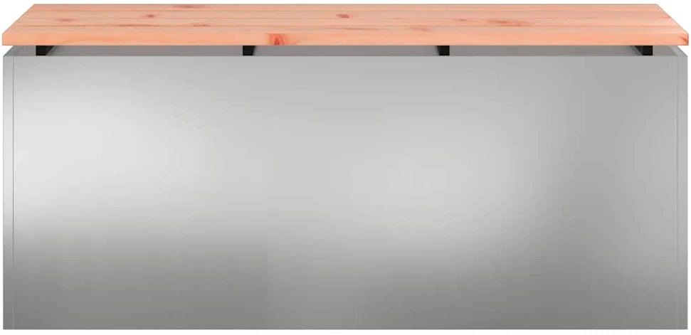 Sodo suolas Sidabro 100 x 40 x 43 cm Galvanizuotas plienas