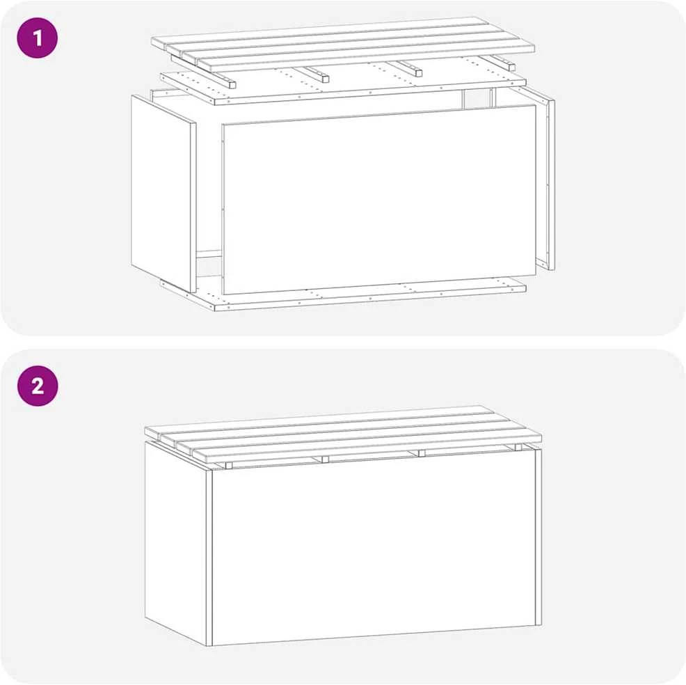 Sodo suolas Sidabro 80 x 40 x 43 cm Galvanizuotas plienas